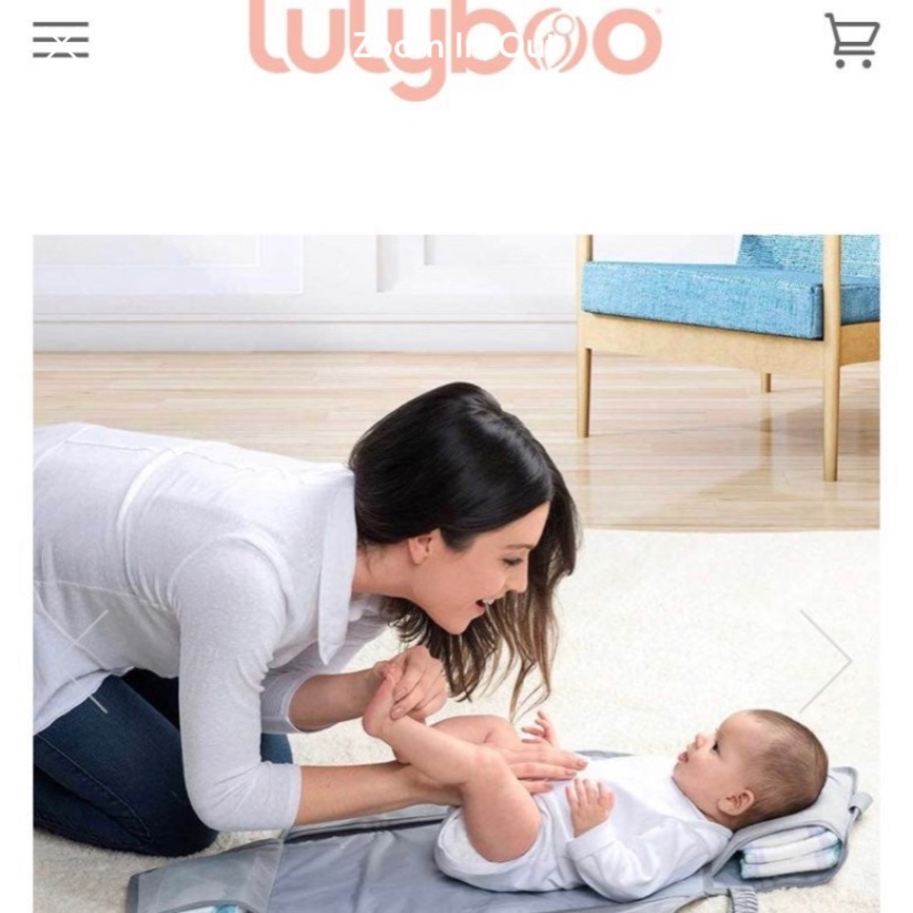PRE-LOVED♥️LULYBOO TRAVEL DIAPER CHANGING STATION